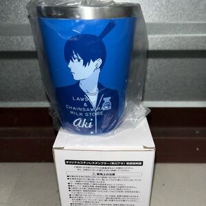 Blue Chainsaw Man Tumbler